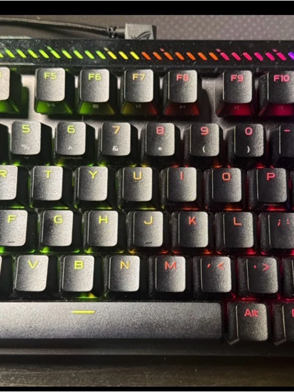 ASUS - ROG Falchion Ace 75% Wired Magnetic Hall Effect RGB Gaming Keyboard wi...